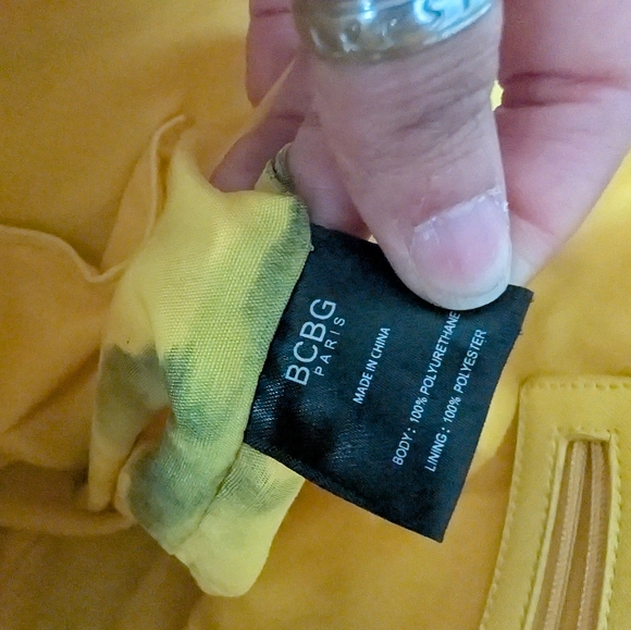 Yellow BCBG Paris Handbag - Picture 7 of 9